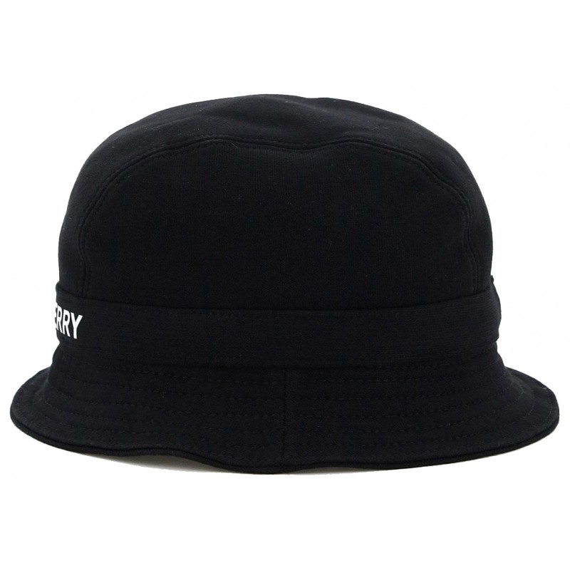 Burberry Logo-Print Bucket Hat Black