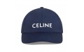 Celine Women's Cotton Baseball Cap Navy