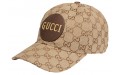 Gucci GG Canvas Baseball Hat Beige/Brown