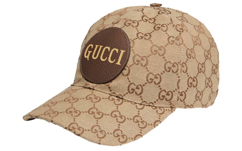 Gucci GG Canvas Baseball Hat Beige/Brown