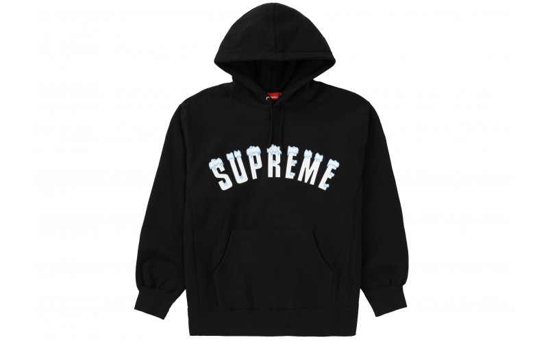 Supreme Icy Arc Hooded Sweatshirt Black