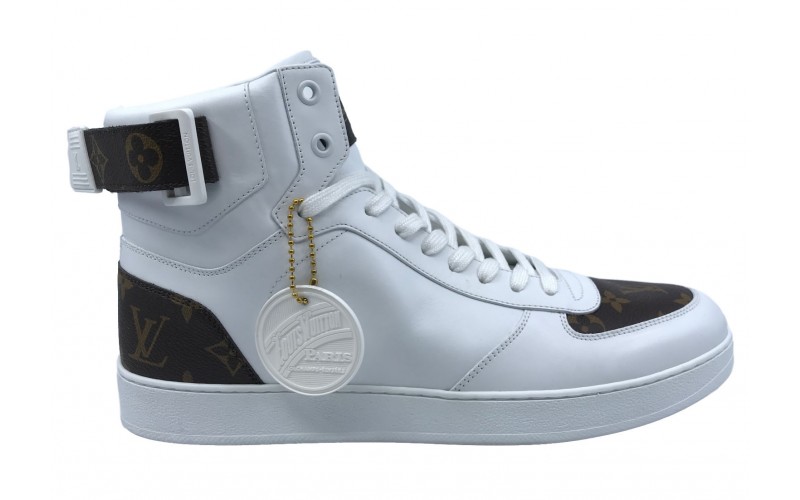 Louis Vuitton Rivoli Sneaker Boot Monogram White