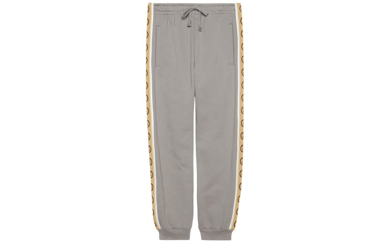 Gucci Cotton Jersey Pants Grey