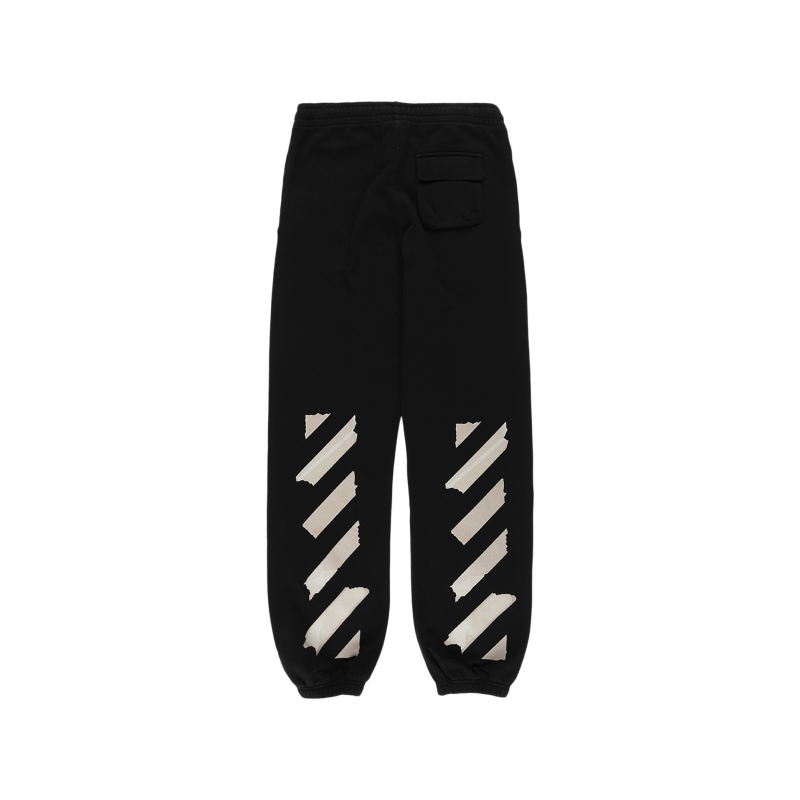 Off-White Tape Arrows Long Sweatpants Black/Beige