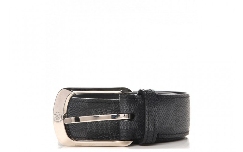 Louis Vuitton Belt Ellipse Damier Graphite Black/Grey