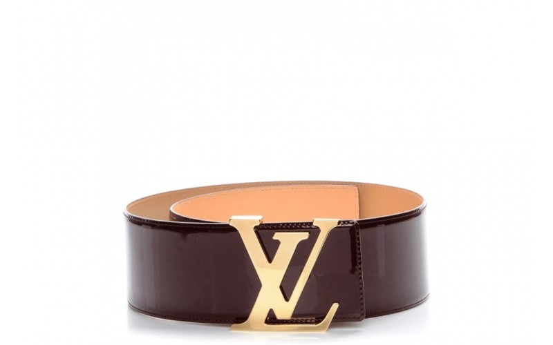 Louis Vuitton Belt Facettes Vernis Amarante