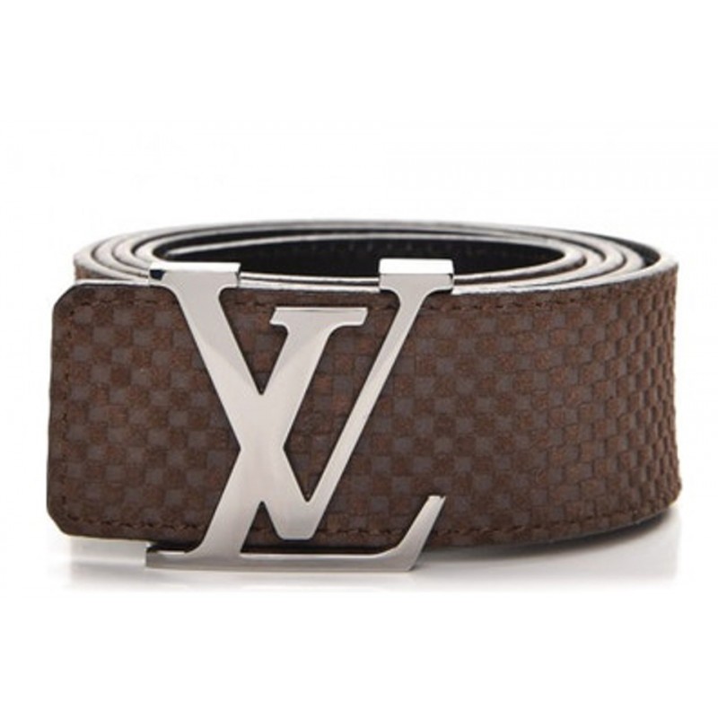 Louis Vuitton Belt Initiales Damier Mini Moka
