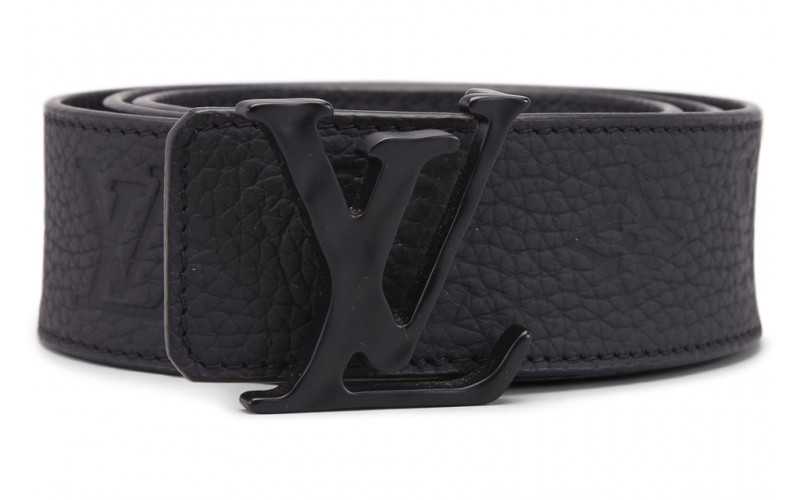 Louis Vuitton Initials Shape Belt Monogram 40MM Absolute Black