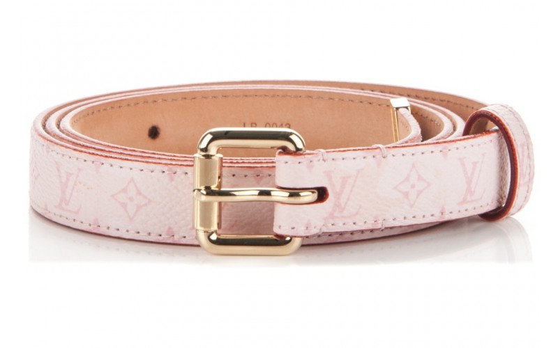 Louis Vuitton Belt Monogram Pink