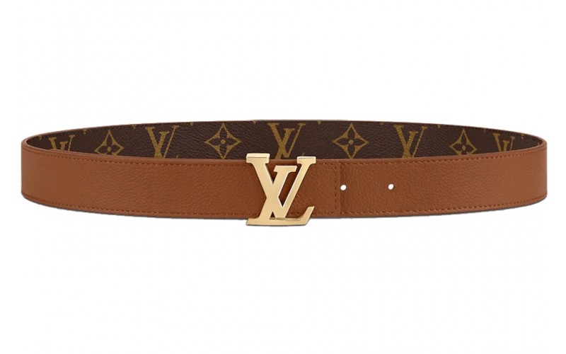 Louis Vuitton LV Initiales 30MM Reversible Belt Cognac Brown