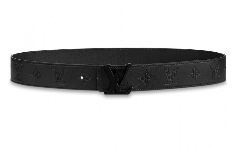 Louis Vuitton Shape Belt Monogram Shadow 40 MM Black