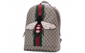 Gucci Animalier Web Backpack Monogram GG Supreme Stitched