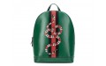 Gucci Backpack Web Kingsnake Print Green
