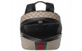 Gucci Backpack Zip Top GG Supreme Web Detail