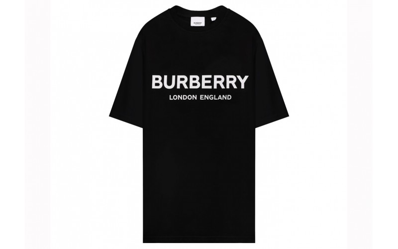 Burberry Logo Print T-shirt Black