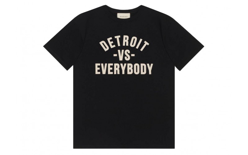 Gucci DETROIT VS. EVERYBODY T-shirt Black
