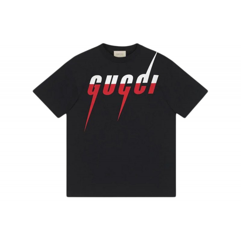 Gucci Gucci Blade Print T-shirt Black/Red/White