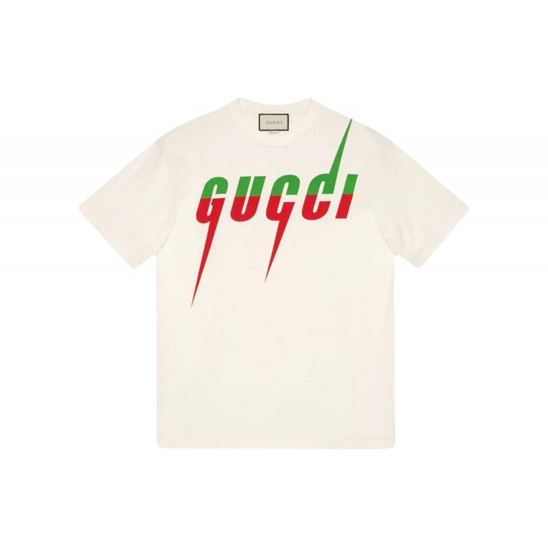 Gucci Gucci Blade T-shirt White/Red/Green