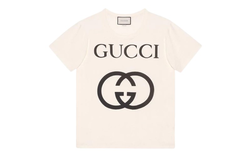 Gucci Oversize with Interlocking G T-shirt White/Black