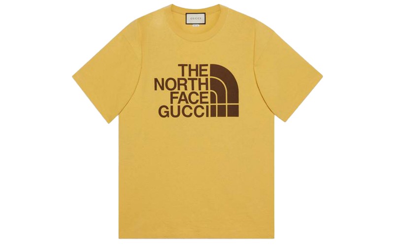 Gucci x The North Face Oversize T-shirt Gold