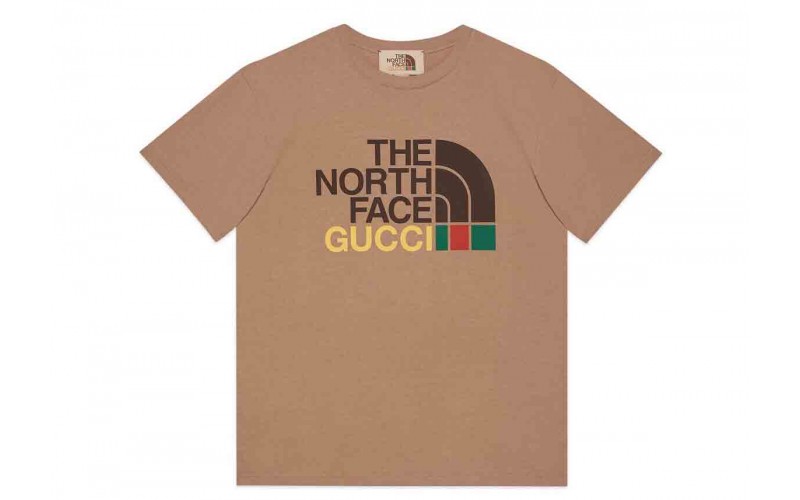 Gucci x The North Face T-shirt Camel