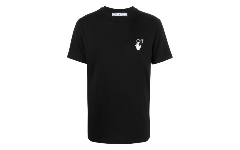 Off-White Spray Print T-shirt Black