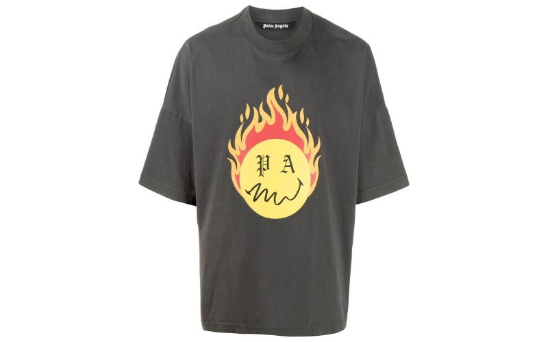 Palm Angels Burning Head T-shirt Black