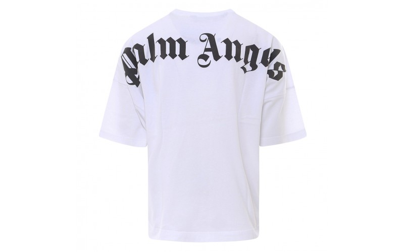 Palm Angels Classic Logo Over Tee White