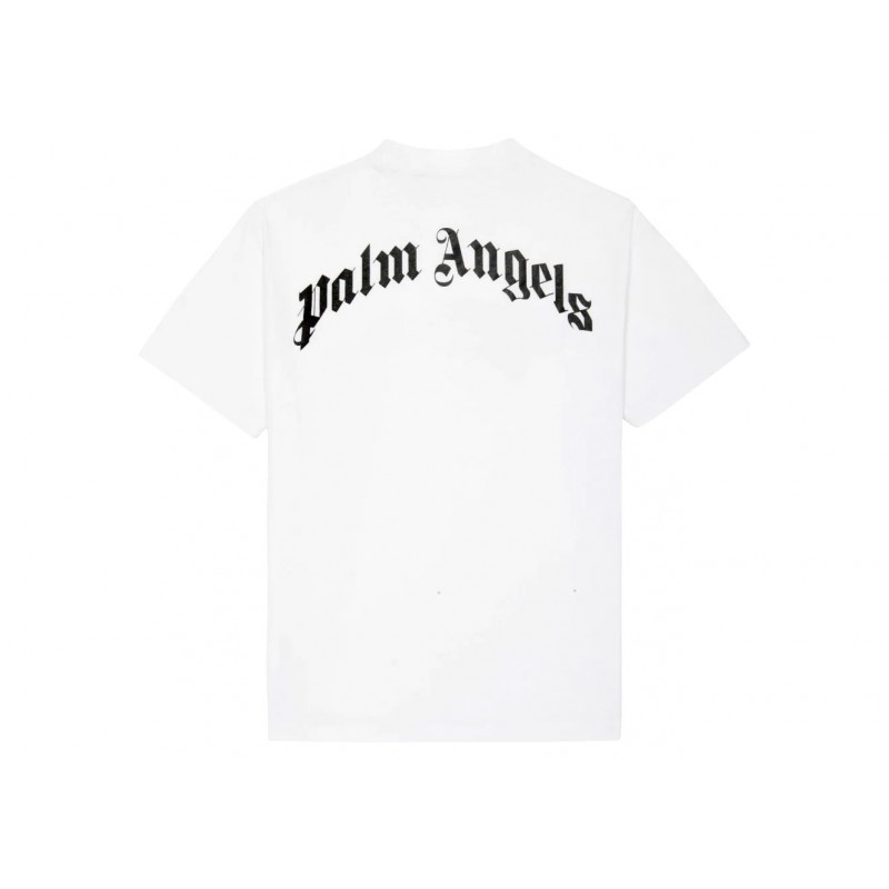 Palm Angels Crocodile Print T-shirt White