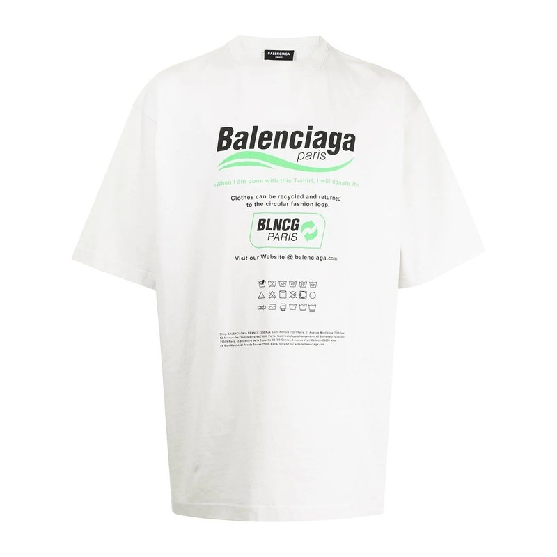 Balenciaga футболка с принтом