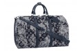 Louis Vuitton Monogram Tapestry Keepall Bandouliere 50